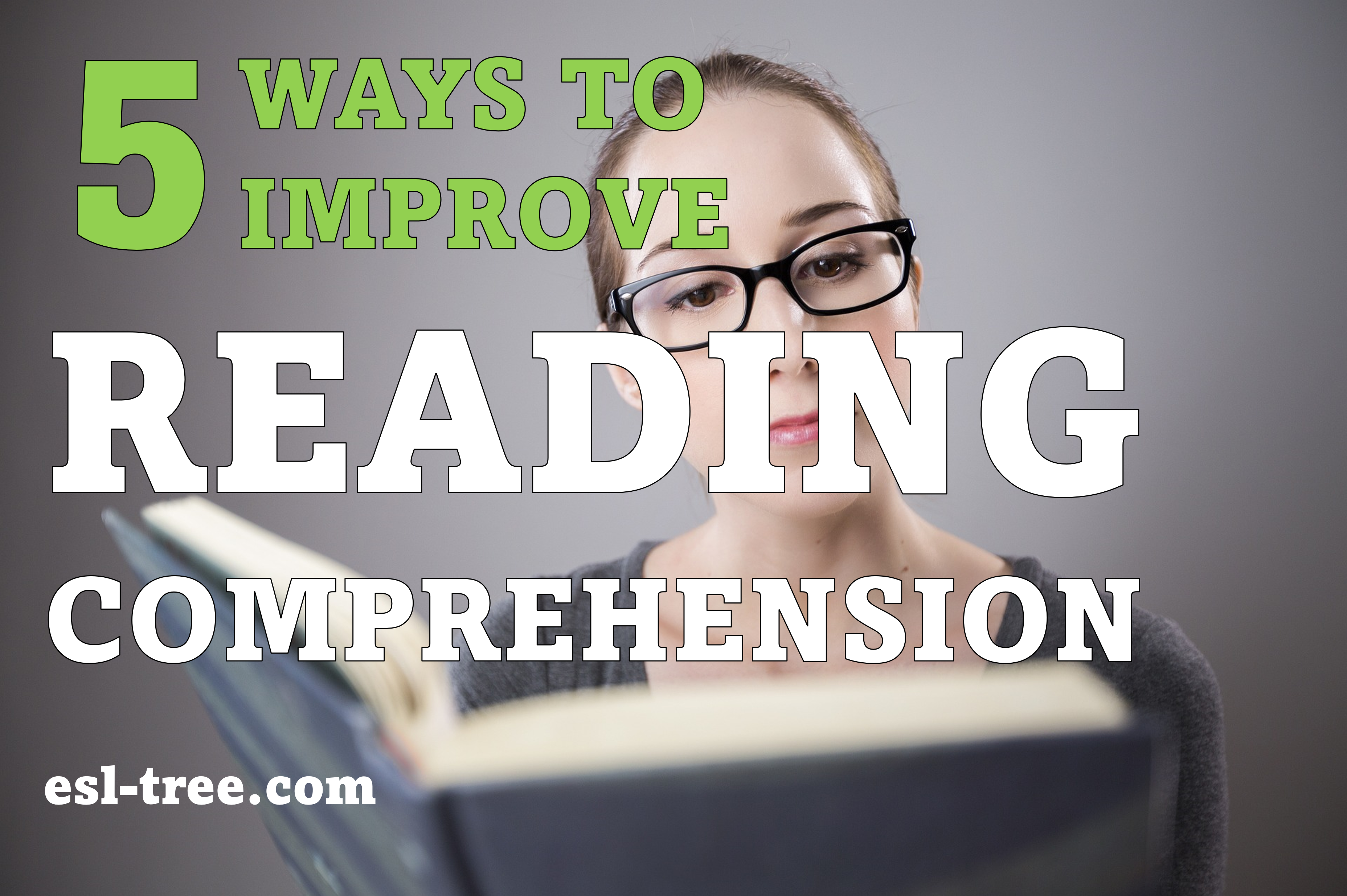 a woman reading as a way to improve your reading comprehension